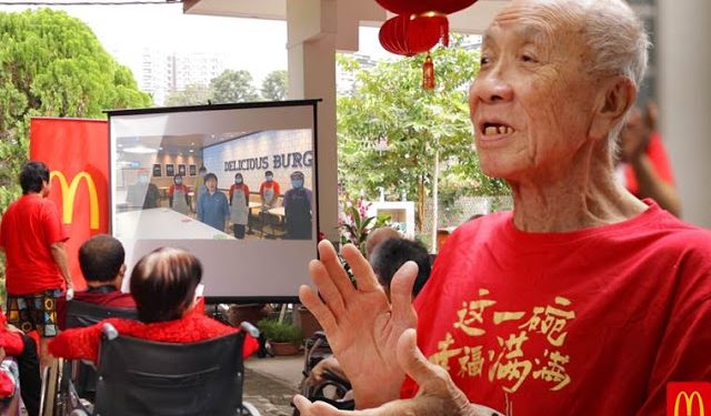 McDonald’s spreads cheer to senior citizens